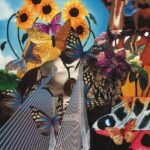 "Œuvre Poème Imaginaire – collage papier artistique de Giwhizart"