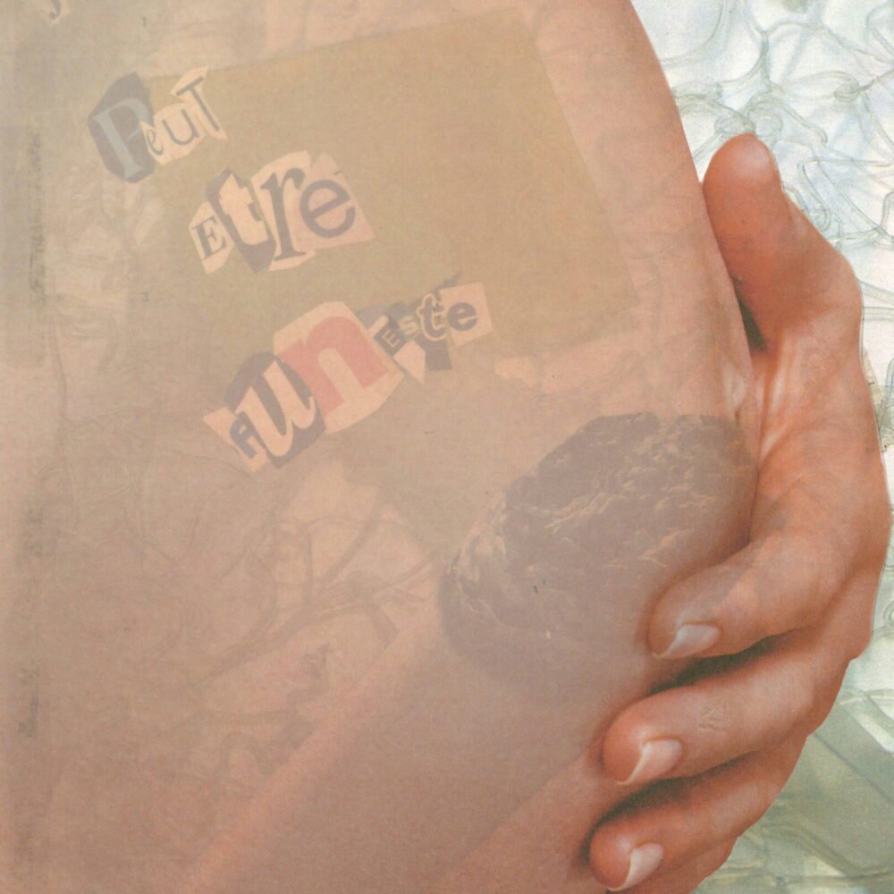 "Papa et Maman m'adorent" – Collage artistique de Giwhizart, une exploration visuelle de l'amour parental, des attentes et des contradictions à travers une composition subtile et poignante.