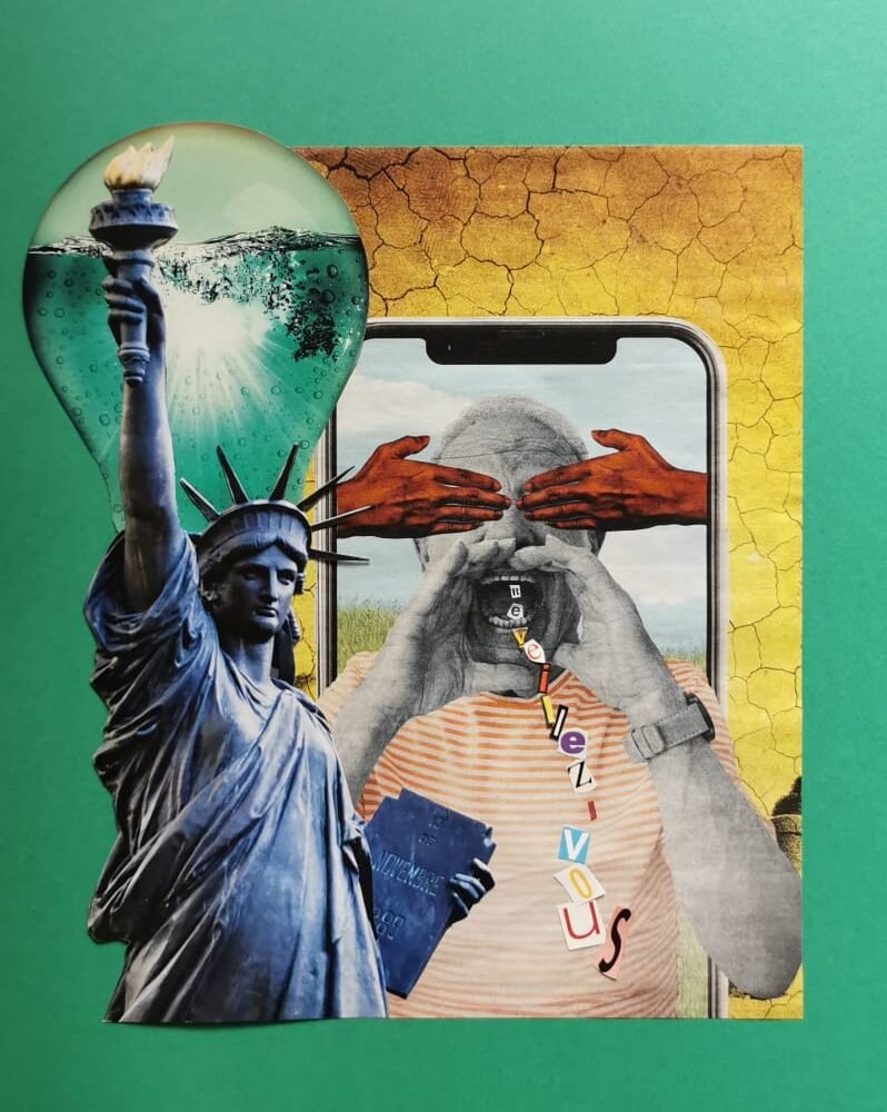 Collage papier "Reveillez-vous ! Et toi ?